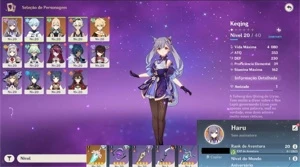 Keqing+Jean+Orgulho Celestial AR20 - Genshin Impact