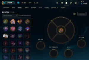 Conta PLATINA 4 | 65% Win - Lol (League Of Legends) Elomoon