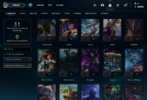Conta PLATINA 4 | 65% Win - Lol (League Of Legends) Elomoon