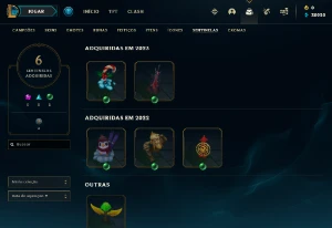 Conta PLATINA 4 | 65% Win - Lol (League Of Legends) Elomoon