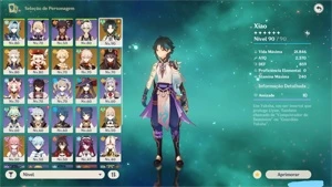 Genshin impact - ⭐9 peronagens 5 estrelas + 2 armas⭐