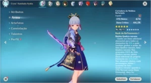 AR56  25x5* ZHONGLIc2 + BAAL + AYAKA+ GANYU + EULA + ALBEDO+ - Genshin Impact