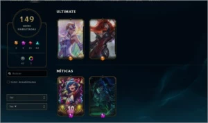 CONTA D4 71%WR RYZE TRIUNFANTE VAYNE LADRADE ALMAS 149 SKINS - League of Legends LOL