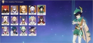 Genshin Impact Top Tier List.