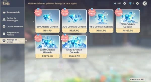 ⭐CONTA NA AR 48 Nahida, Ganyu, Shenhe, Xiao,Tighnari e Mona⭐ - Genshin Impact