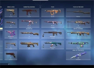 Conta VALORANT diamante com skins