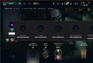Unranked com TODOS os Champs e 183 Skins ( JG / ADC / SUP ) - League of Legends LOL