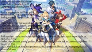 Serviços - Oculus - Eventos - Missões - Etc - Genshin Impact