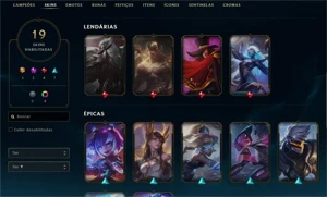 Conta LoL - Lux Elementalista - League of Legends