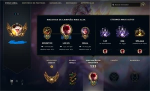 Conta LoL - Lux Elementalista - League of Legends