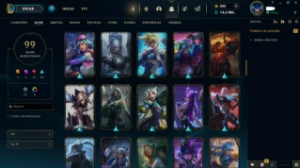 Conta Lol Gold + Valorant Com Skins - League of Legends