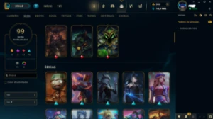 Conta Lol Gold + Valorant Com Skins - League of Legends