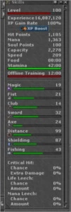 TALERA - MS 108 ML 67 + RP 100 Distance 99 + EK 42 Axe 94 - Tibia