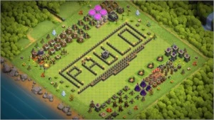 CV 9 FULL COM RAROS NA LATERAL - Clash of Clans