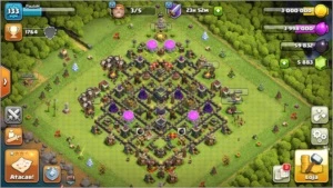 CV 9 FULL COM RAROS NA LATERAL - Clash of Clans