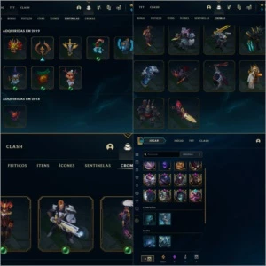 CONTA TOP, COM 217 SKINS, 108 CAMPEÕES - League of Legends LOL