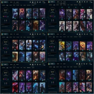 CONTA TOP, COM 217 SKINS, 108 CAMPEÕES - League of Legends LOL