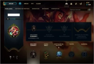Conta bronze 1 com 20 champs e 1 skin - League of Legends LOL