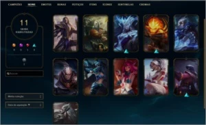 Conta Smurf OURO 1 - League of Legends LOL