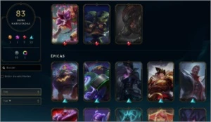 Conta de lol recheada e barata - League of Legends
