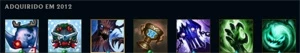 Conta 2012 League of legends RIVEN CAMPEONATO ORIGINAL LOL