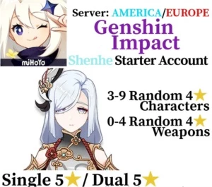 Shenhe Starter Account - Genshin Impact
