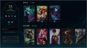 CONTA PRATA IV - League of Legends LOL