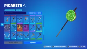 Conta Fortnite com 68 skins. temp 3/4/5. com salve o mundo