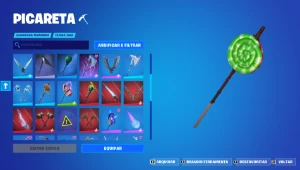 Conta Fortnite com 68 skins. temp 3/4/5. com salve o mundo