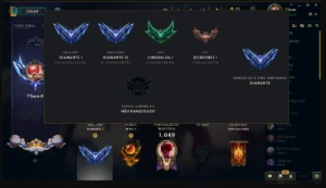 Vendo Conta Diamante 3 Soloq E Diamante 1 Flex - League of Legends LOL