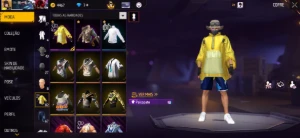 Vendo essa conta free Fire, com aventureiro e ump evolutiva