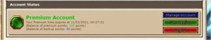 Tibia Baiak ICEWAR 185 pontos + SET FULL COMPLETO DE EK