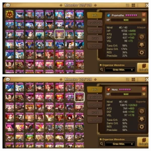 Conta SW Global SW 7 nat5 LD - Summoners War