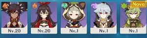 Eula + Hutao + Nilou - Genshin Impact