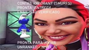 Contas Valorant Unranked 50% off
