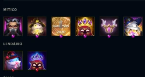 Conta ouro 3 flex com 229, tds campeoes, lvl 336 - League of Legends LOL