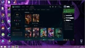 Diamant 5 com 110 champs 44 skins - League of Legends LOL