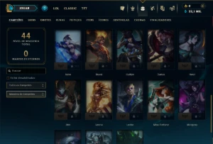 Platina 3 com 35 Champs e 41 Skins - League of Legends LOL