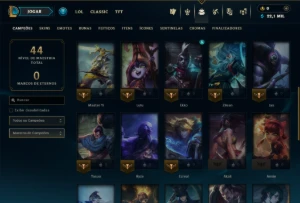 Platina 3 com 35 Champs e 41 Skins - League of Legends LOL
