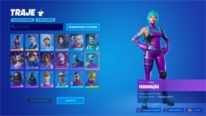 CONTA FORTNITE WONDER E MINTY +263 SKINS