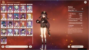 AR 56 Com 8 Personagens 5* E 5 Armas 5* (Aceito Propostas) - Genshin Impact