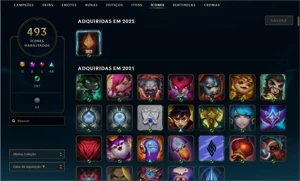 Conta LoL 632 skins full acesso - League of Legends