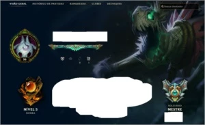 Conta MESTRE 150PDL+ 63 champions e 32 skins. - League of Legends LOL
