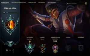 Conta de league of legends : Platina I , 39 skins , lvl 118 LOL