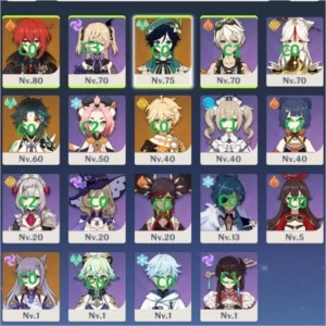 Conta Genshin Impact AR 47 com bons personagens