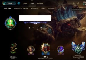 Conta League of Legends, Diamond 3 LOL
