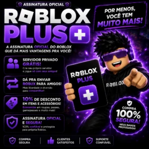 Roblox plus 30 dias. Preço mais barato