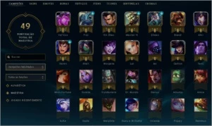 CONTA PLATINA 4 - 34 CAMPEÕES - SKIN VITORIOSA - League of Legends LOL