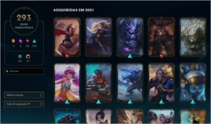 Conta Diamante 1 Server BR 293 skins - League of Legends LOL
