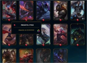 Conta Diamante 1 Server BR 293 skins - League of Legends LOL